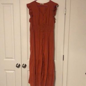 NWOT Orange Sonoma MIDI Dress